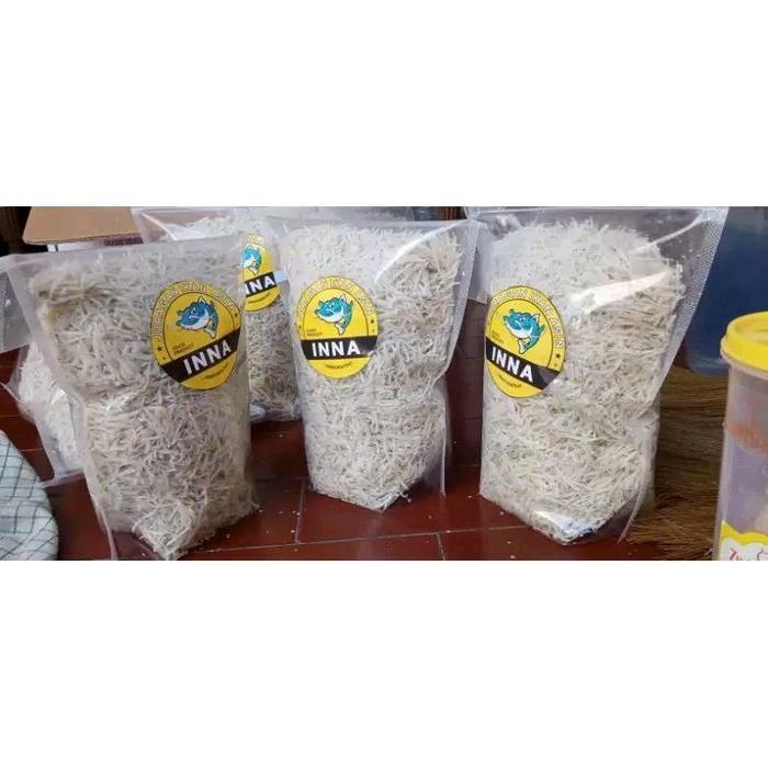 Teri Nasi Medan Kering / Teri Putih Asin Premium 1Kg Pasti Promo
