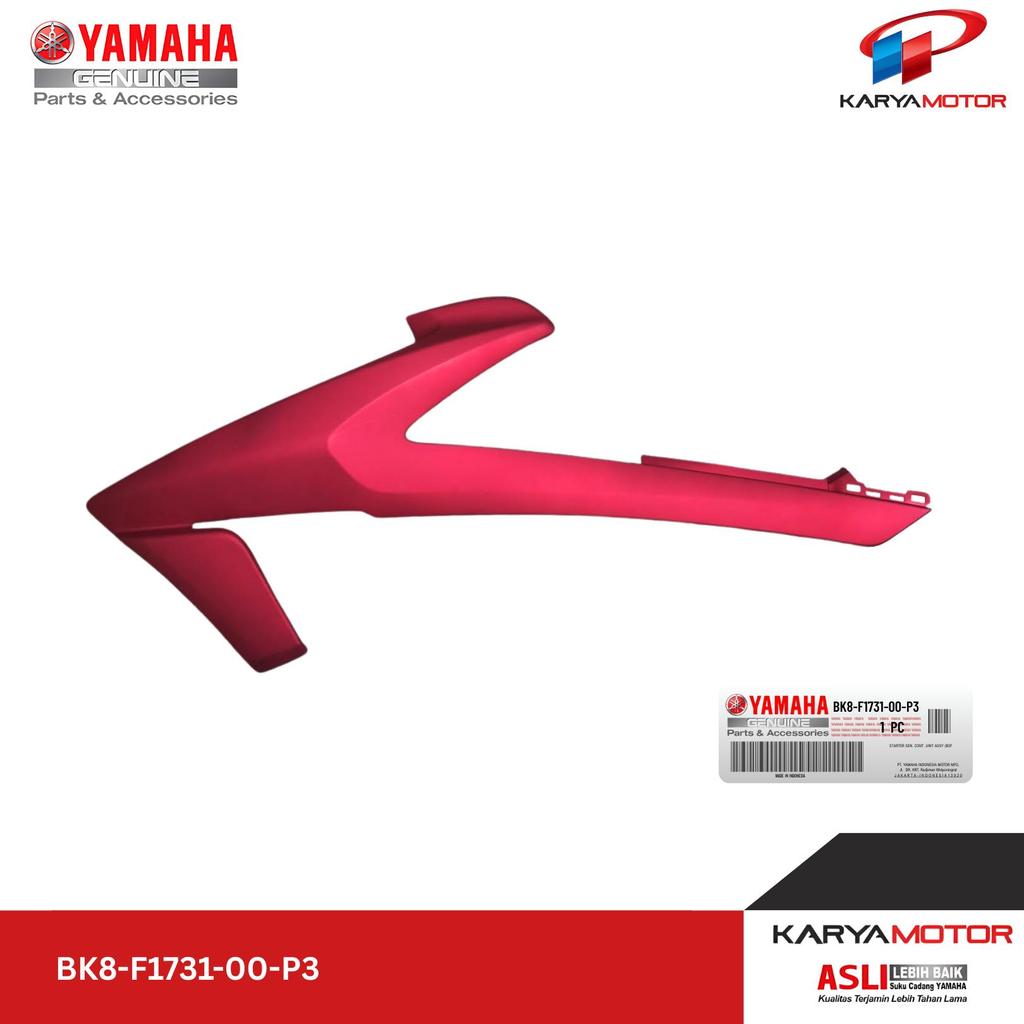 Cover Bodi Sayap Kiri Merah Doff COVER, SIDE 3 (MDMR3) BT31 Yamaha Vixion R - BK8-F1731-00-P3 Origin
