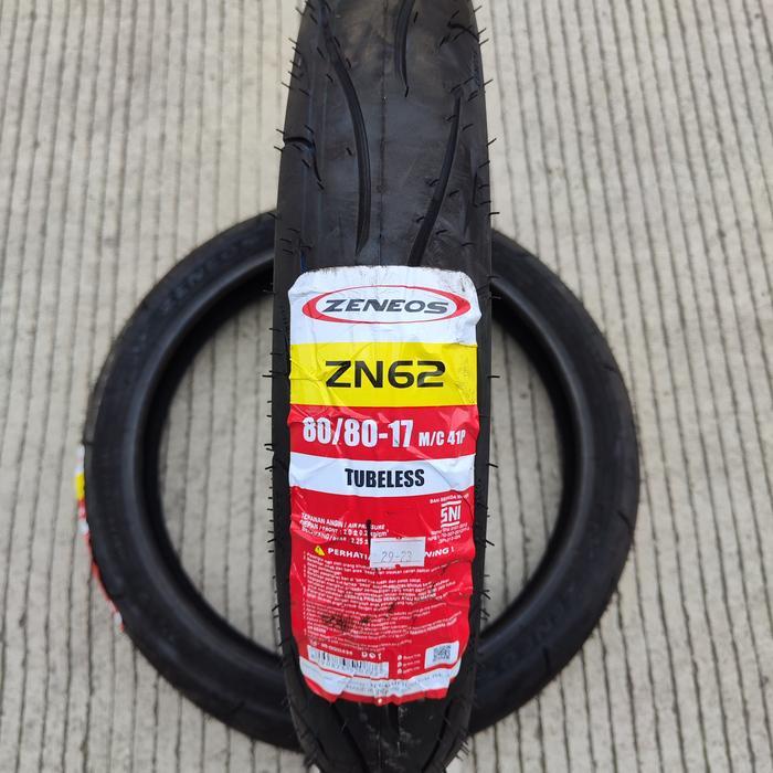 Ban Zeneos ZN62 80/80-17, 90/80-17, 100/70-17 TUBELESS motor bebek sport