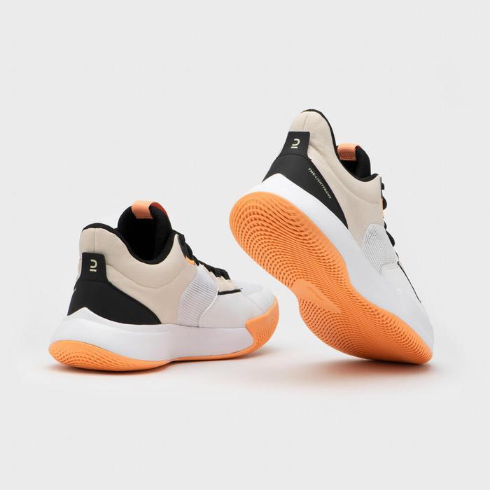 Decathlon TARMAK Sepatu Basket Pria/Wanita Fast 500 Low Putih - 8759692