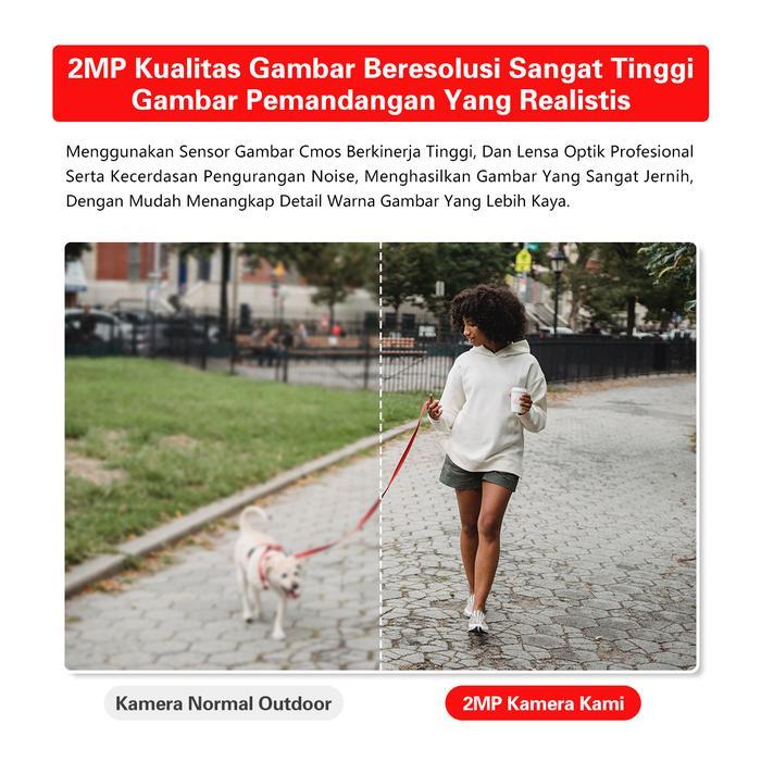 XIHANCAM IP Kamera ColorVu 1080P PTZ CCTV Outdoor Wifi Waterproof Zoom CCTV Wifi Jarak Jauh Lewat HP