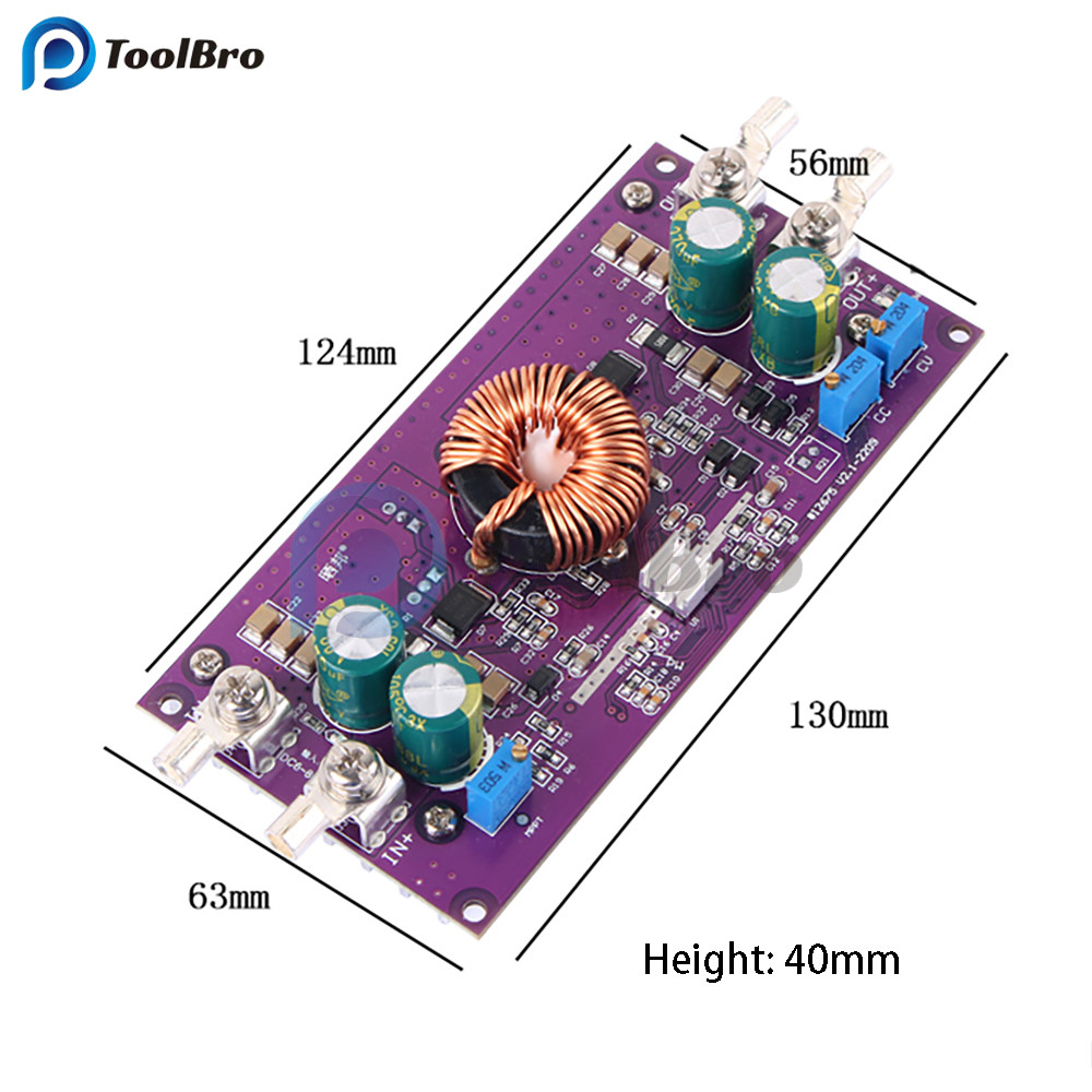 . 250W Lt8705 Solar Mppt Cc-Cv Setp Up / Step Down Module 20A Automatic -