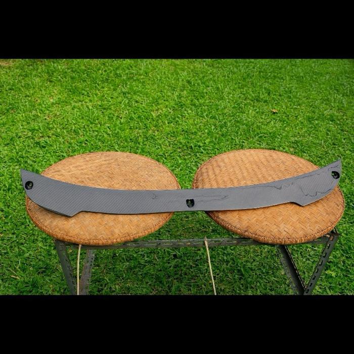 List garnish spoiler honda allnew brio carbon twill carbon kevlar