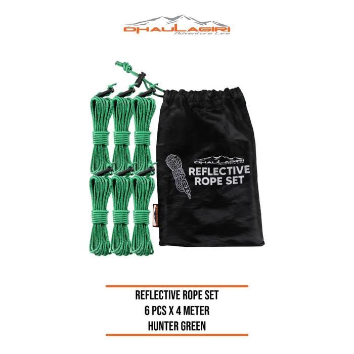 Eiger - Dhaulagiri - Tali Prusik - Rope Set - Tali Reflective Multifungsi Untuk Flysheet, Tenda