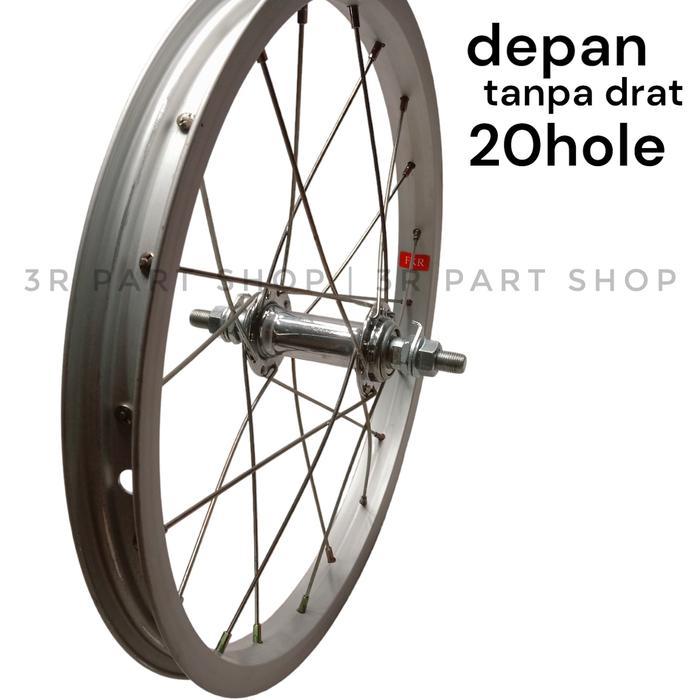 OBRAL Wheelset velg sepeda 12 16 18 alloy double drat