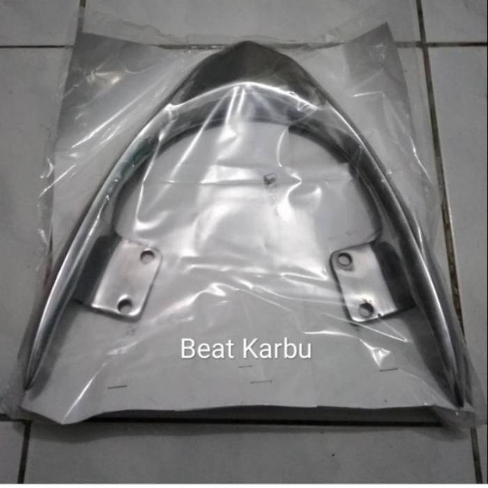 Behel Jok Variasi Chrome Honda Beat Karbu Asli