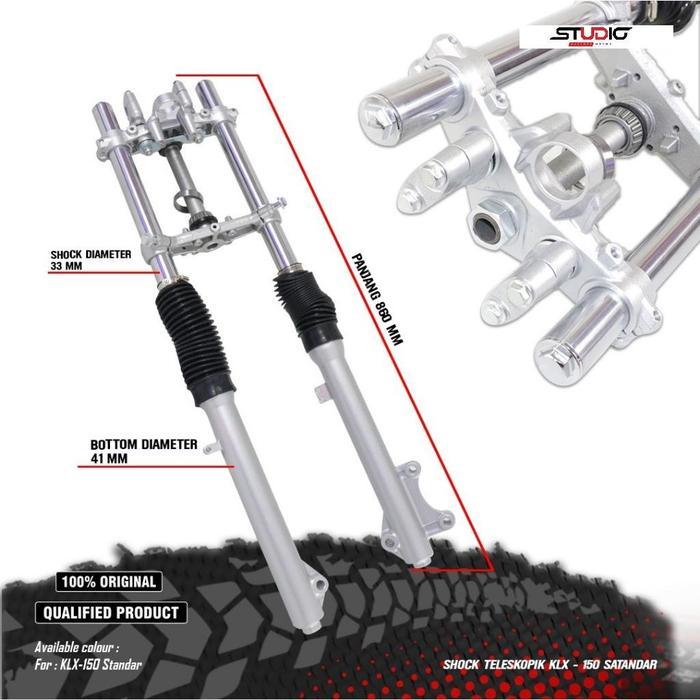 Panjang - Shockbeker Shock Skok Depan Klx 150 Kode Sim1 Panjang Long Assy Trail Klx 150 Bf 150