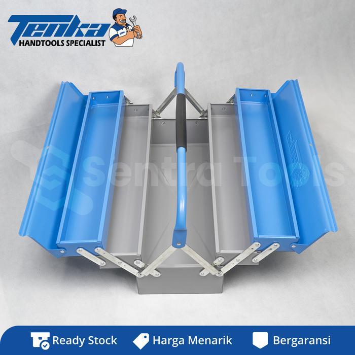 Tool Box / Kotak Perkakas Besi Tenka 3 Susun Tb 122