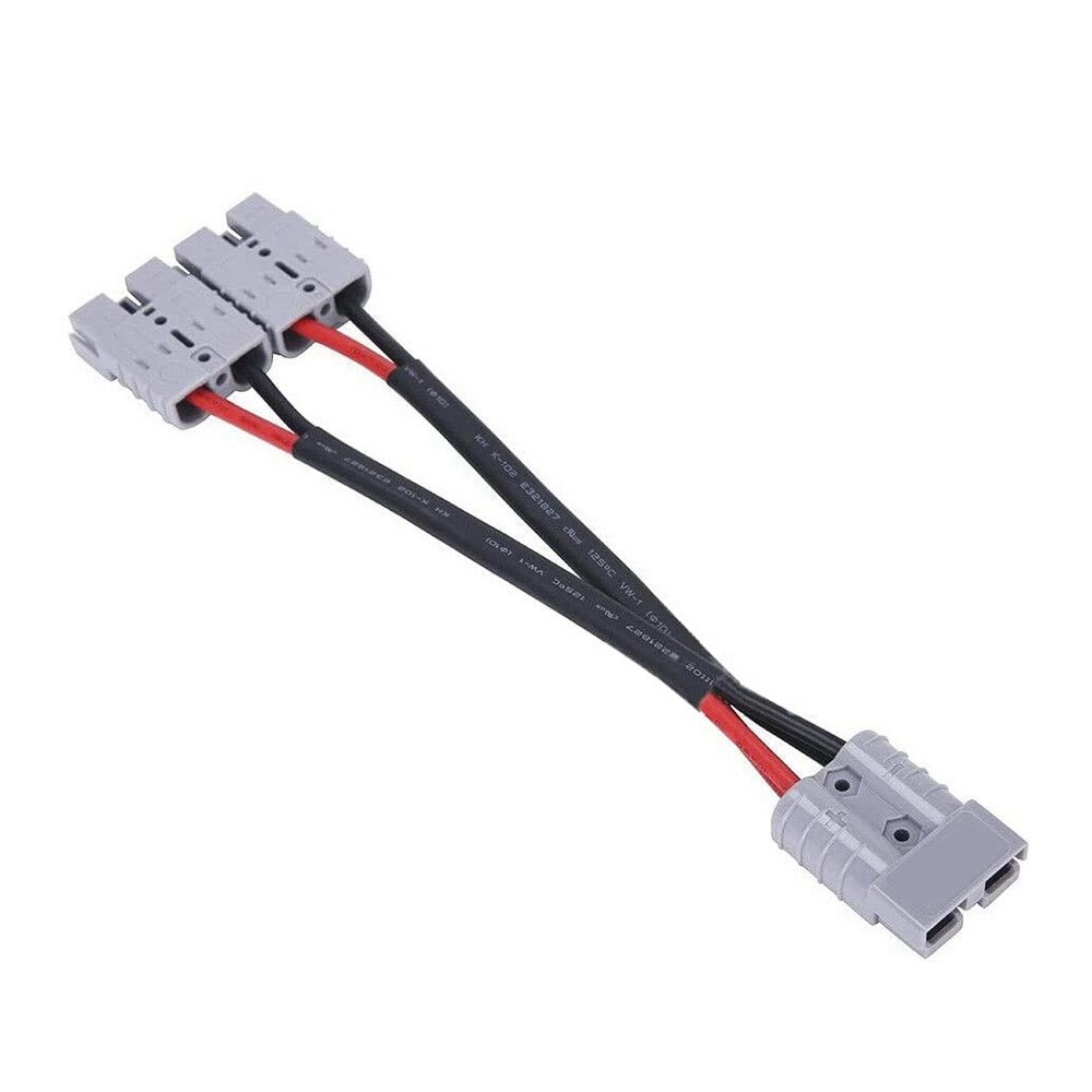 50A FOR ANDERSON PLUG CONNECTOR DUAL Y ADAPTER BATTERY POWER CONNECTOR FORKLIFT POWER PLUG CONNECTOR