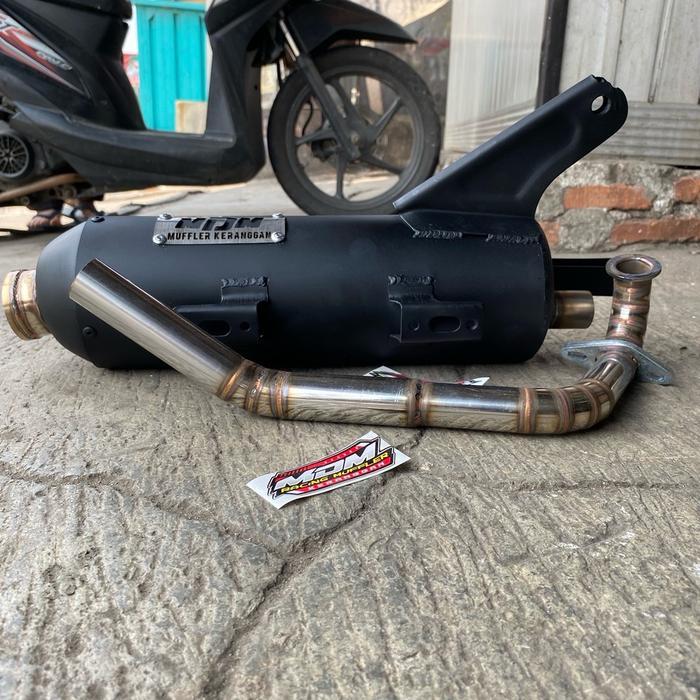 KNALPOT STANDAR RACING MDM ENGKER ENTRETT MDM BEAT FI / BEAT DELUXE / BEAT ESP / BEAT KARBU / SCOOPY