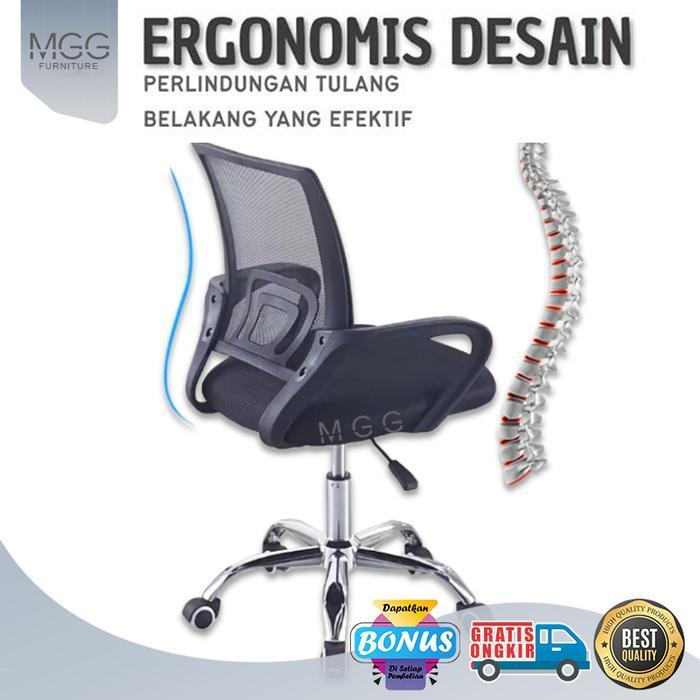 Mgg Furniture Kursi Staf Hidrolik Tangan Kursi Kantor Kursi Kerja Pasti Promo