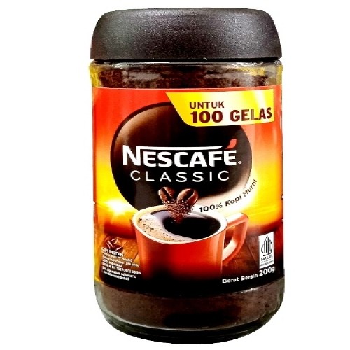 NESCAFE CLASSIC KOPI INSTANT 200GR