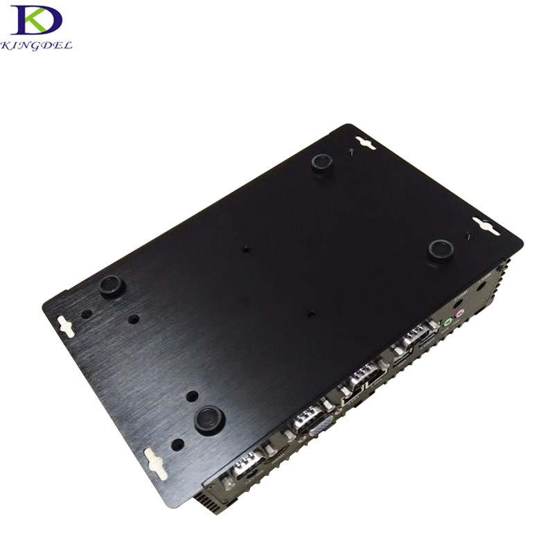 . Barebone Fanless Industrial Mini Pc Windows Xp/7/8/10 Intel Core I5 3317U Desktop Htpc 2*Lans