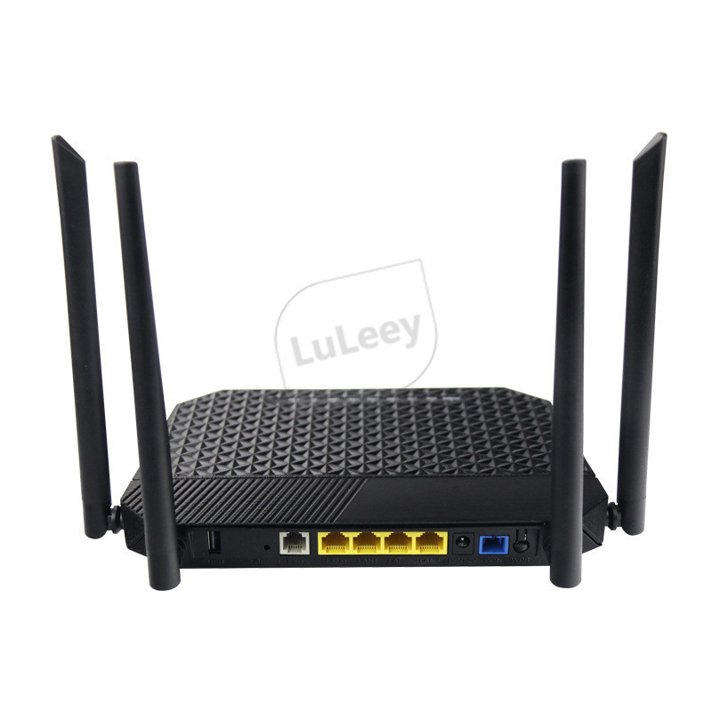 . 5Pcs Gigabit Xpon Onu 4Ge+ Wifi+1Pots+1Usb Fiber Optic Onu Xpon -