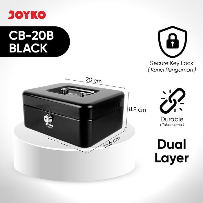 Joyko Brankas Uang Cash Box Kotak Uang Kas Cb-20B