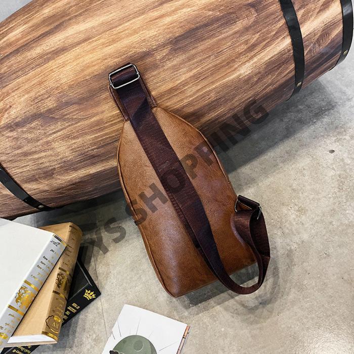 TAS SELEMPANG KULIT / TAS PRIA / TAS SELEMPANG PRIA IMPORT