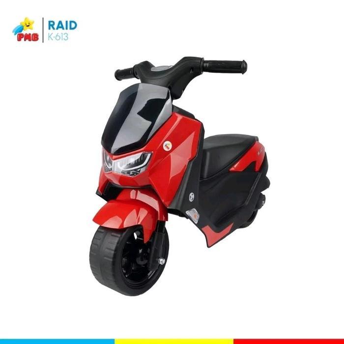 mainan anak motor dorong motor RAID k-613 motor anak dorong ada musik