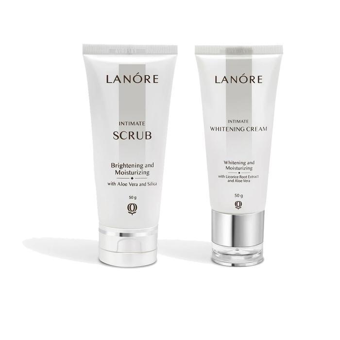 Paket Lanore Intimate Whitening Scrub & Lanore Intimate Whitening Cream