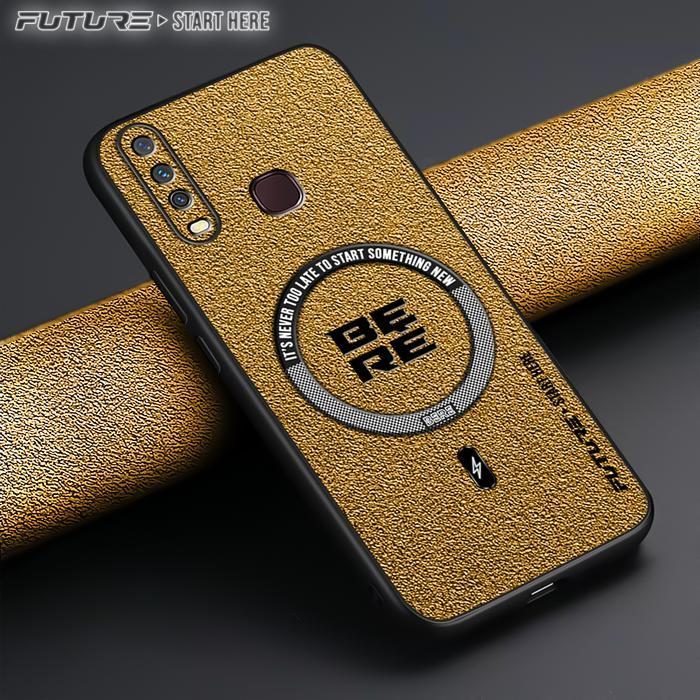 Case For Vivo Y12, Y15, Y17 Softcase Luxury Leather Magnetic