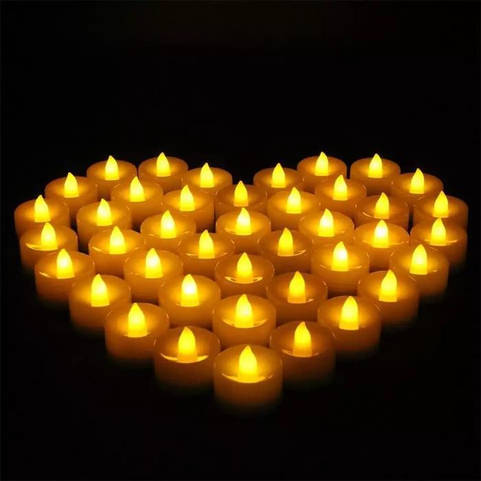 Lilin Kecil Goyang TERMASUK BATERAI Lampu Lilin Natal Candle Light LED