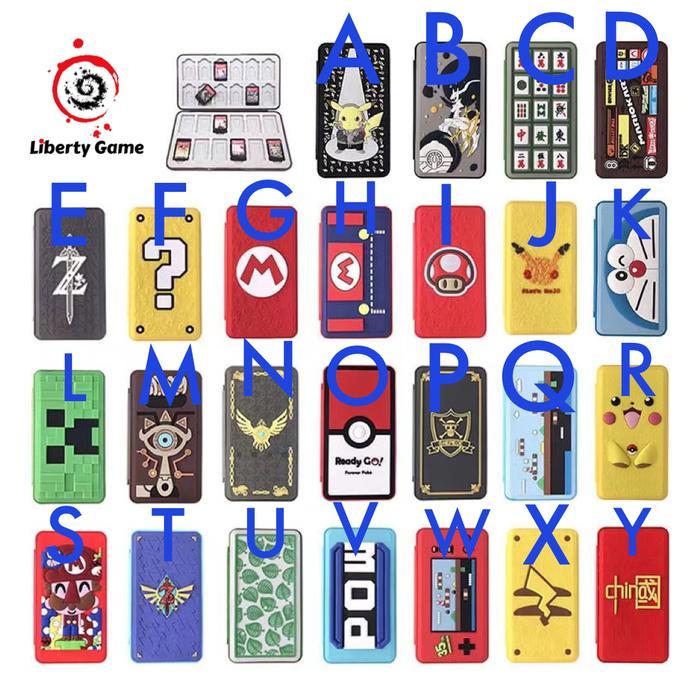 SALE Shi Ban Premium Card Case Catride Tempat Kaset for Nintendo Switch 1 / Switch 2 / Switch Lite
