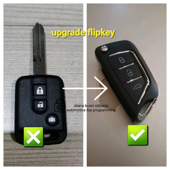 Kunci Remote Remot Flipkey Nissan Serena C24 Sliding Door