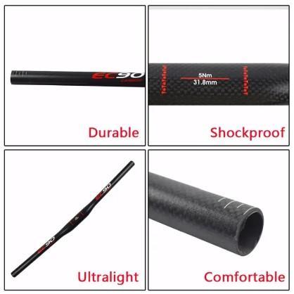 Handlebar MTB EC90 Carbon Stang MTB Flat Riser Stang