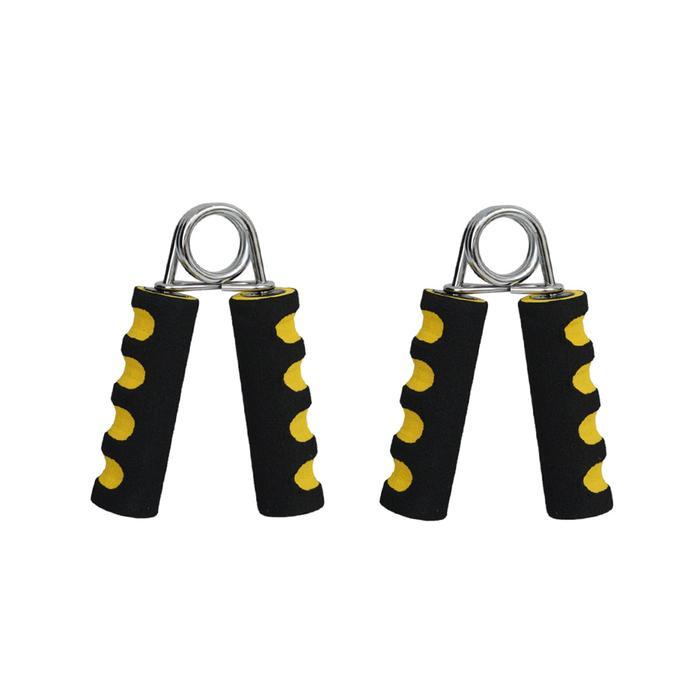 AZKO Kinetic Hand grip Soft - Hitam/Kuning Alat Olahraga Pelatih Otot Tangan Lengan Perlengkapan