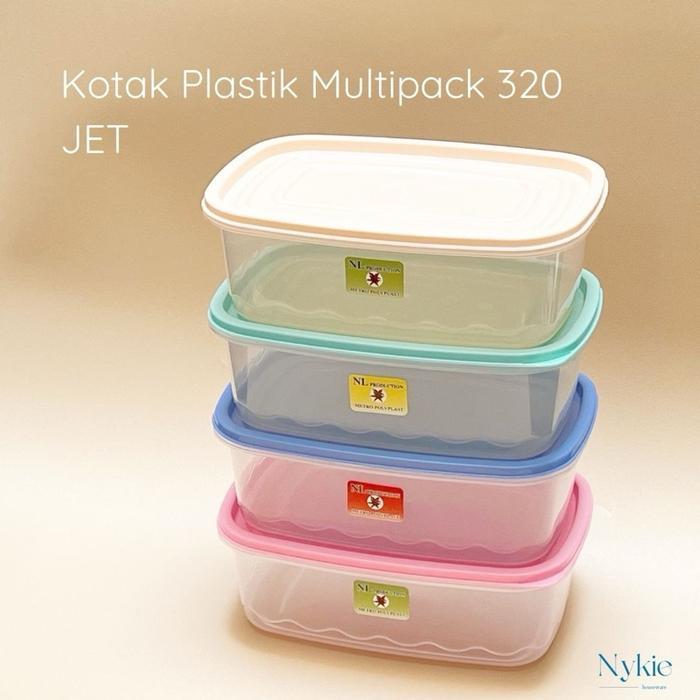 Kotak Plastik Serbaguna / Kotak Makan / Lunch Box Multipack 320 JET