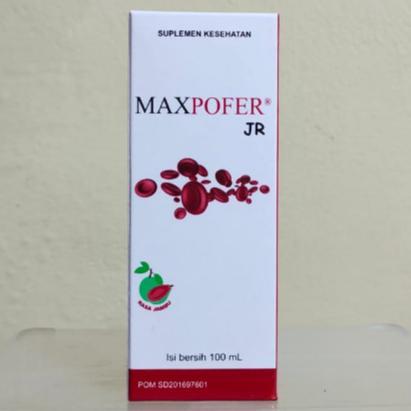 Sedia Maxpofer JR 100 mL - Maxpofer Sirup - Vitamin Zat Anak - Memenuhi Kebutuhan Zat Anak