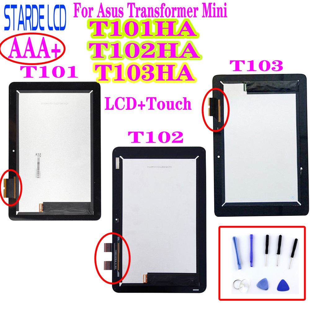 LCD Display Matrix Touch Screen Digitizer Sensor Assembly For Asus Transformer Mini T101 T103HA T103