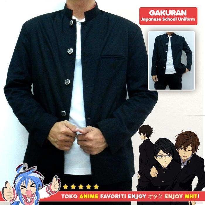 Blazer Anime Gakuran Seragam Sekolah Jepang Cowo Laki *