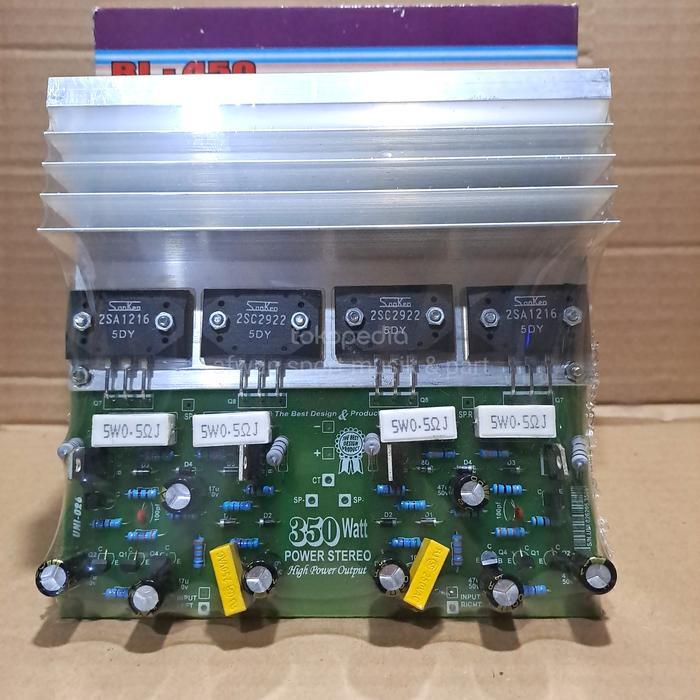 Kit Power Amplifier OCL Sanken Stereo 450 Watt .