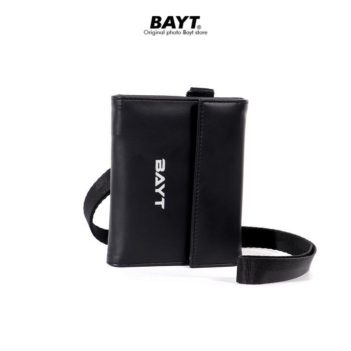 BAYT Dompet pria MAKHZAN dompet kartu kulit hanging wallet uang