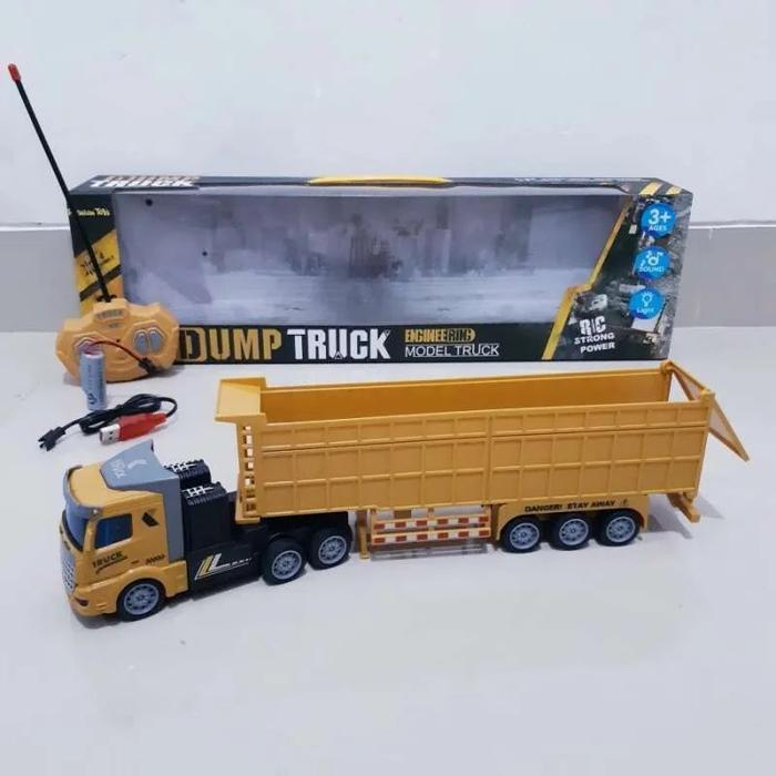 Mainan Rc Mobil Truck Pasir Fuso Long Mainan Truk Pasir Remote Control Anak Besar