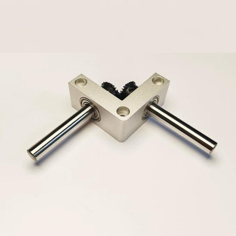 1 BEVEL GEAR TRANSMISSION BOX SHAFT SIZE OPTIONAL 8MM/10MM PRECISION MECHANICAL PART FOR DIY