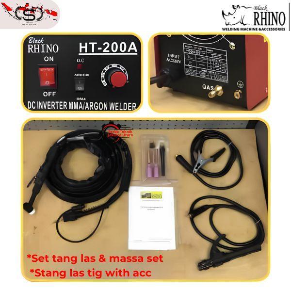 Mesin Las Rhino / Inverter Rhino Tig 200 Trafo Las Argon Tig200A 200 A