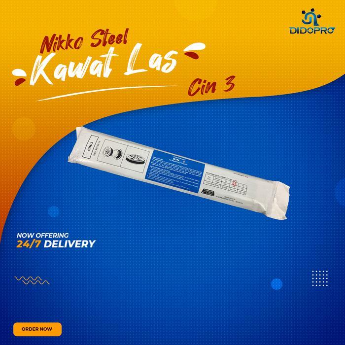 Kawat Las Nikko Besi Cor Ancuran Kancuran Cin 3 2.6 360 Mm