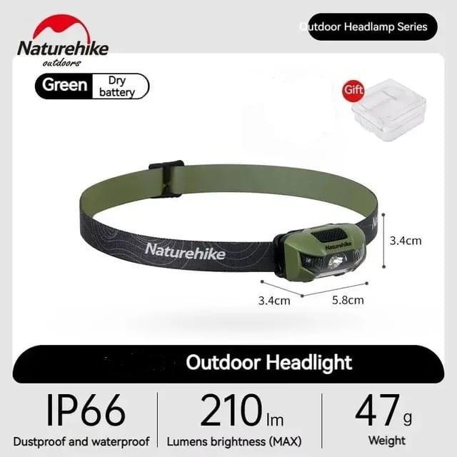 Eiger - Headlamp Naturehike CNK2300DQ020 senter kepala waterproof outdoor camping