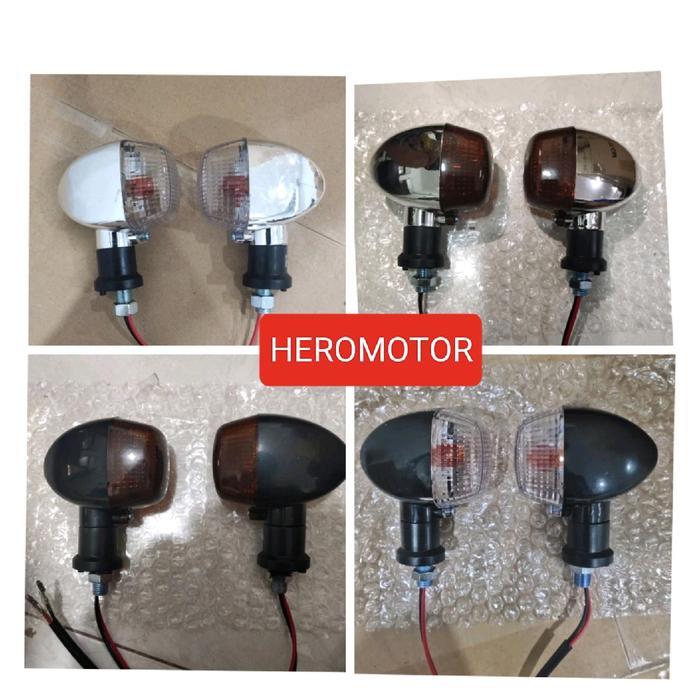 sein sen standar ninja rr / ninja r / ninja ss sepasang / lampu riting ninja rr ss *