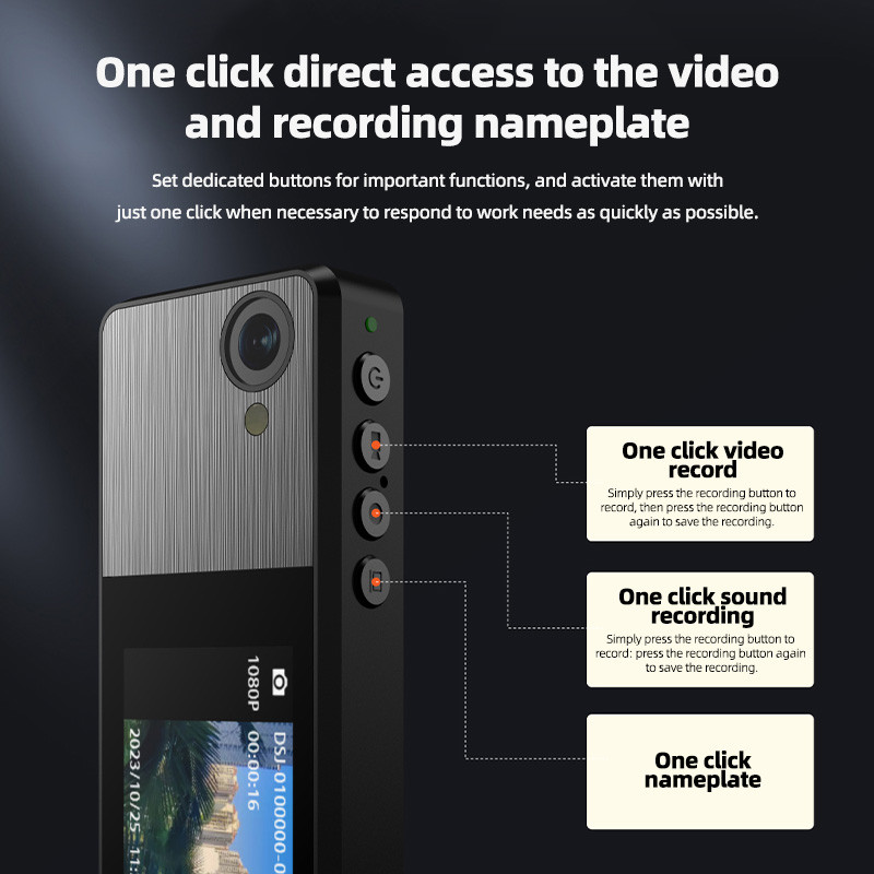 Philips Mini Body Worn Camera1296P WIFI Body Cam VTR8002