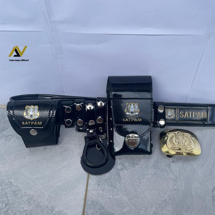 Kopel sabuk Satpam security full set bangkol lengkap 1 set