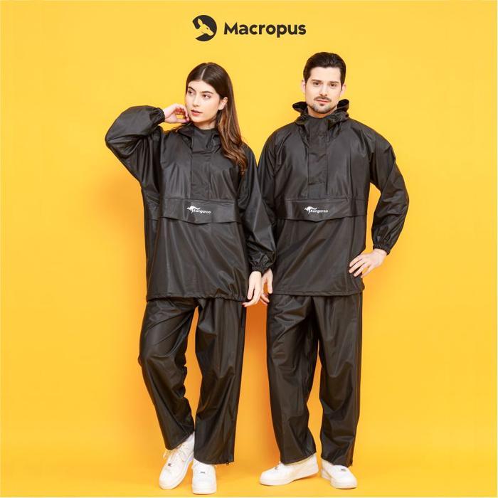 Kangaroo Raincoat Jas Hujan Anti Bocor Jas Hujan Kangguru Jas Hujan Setelan Mantel Hujan Jas Hujan