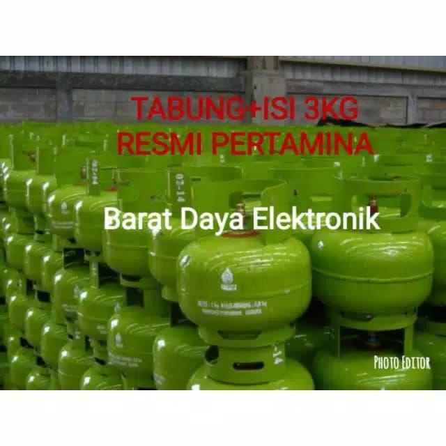 Tabung Gas Elpiji+Isi 3 Kg Tbk