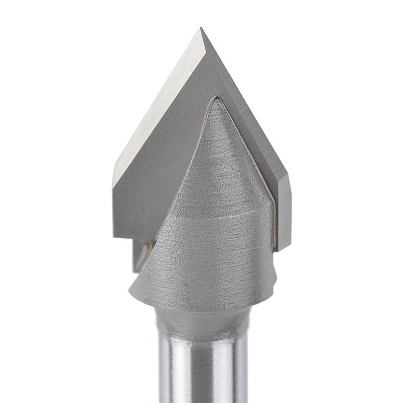 1PC V Bit end mill 3D Router Bits carbide steel V Shape Chamfer End Mills Woodworking router bit60