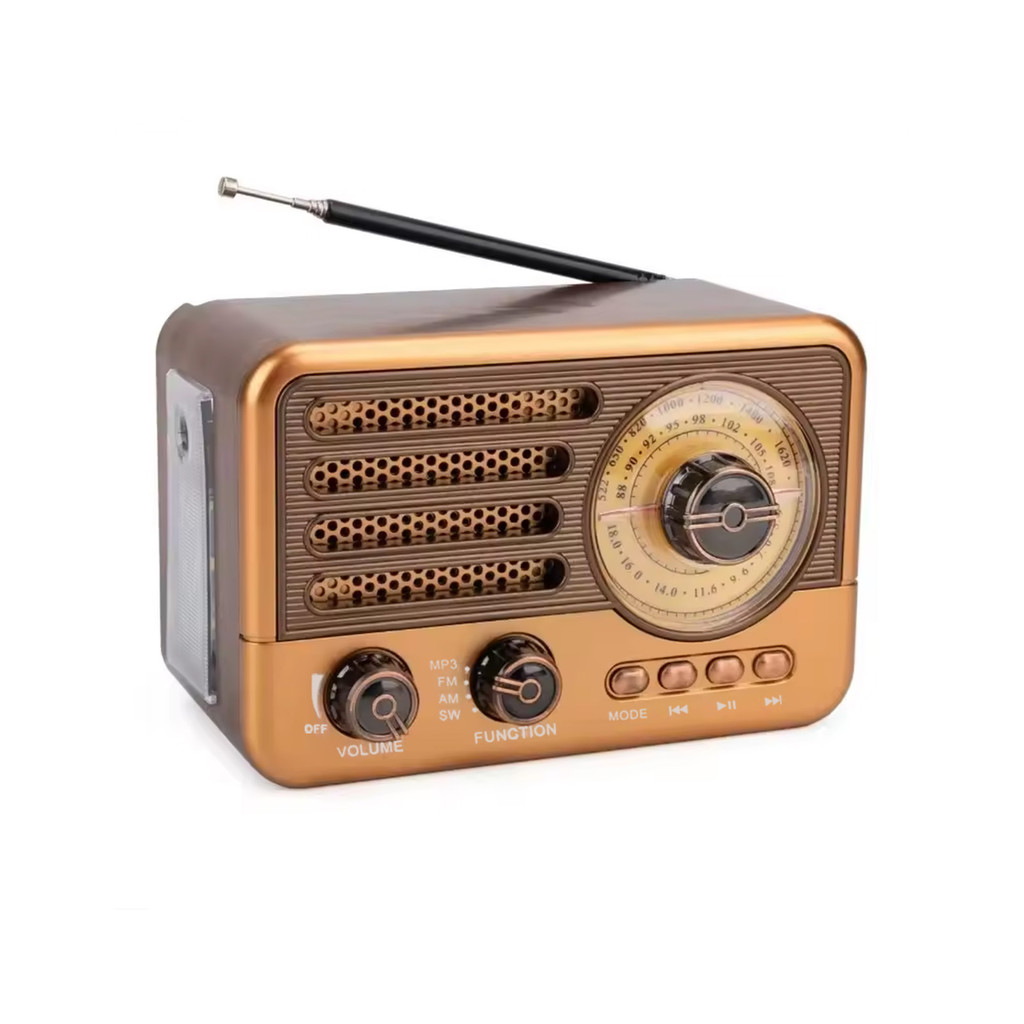 29BTL Portable Retro Transistor Radio, AM/FM/SW Radio, Retro Speaker Rechargeable Portable Radio,