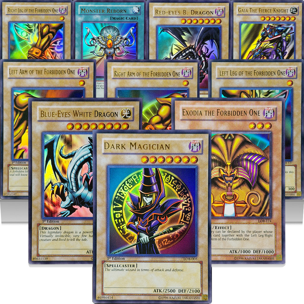 Yu-Gi-Oh Legends of Blue Eyes White Dragon Game card Blue-Eyes White Dragon Dark Magician Gaia the