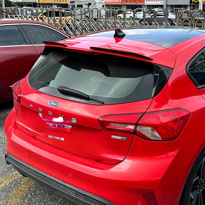 . Maxton Style Trunk Roof Spoiler Extension Flaps For Ford Focus Mk4 -
