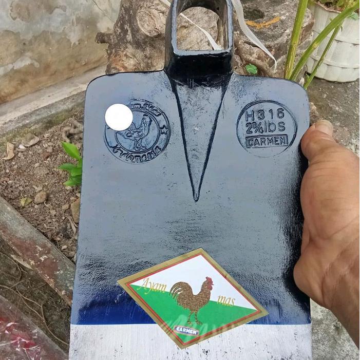 CANGKUL AYAM MAS CARMEN ORI BAHAN BAJA ASLI