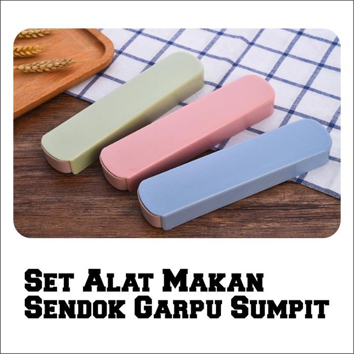 Sendok garpu sumpit set free grafir - Buanagift